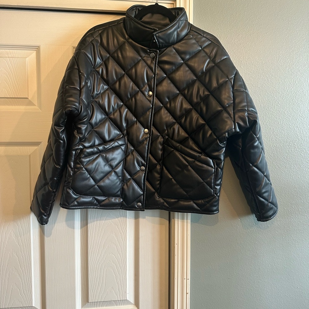 NWT Z Supply Heritage Faux Leather Jacket